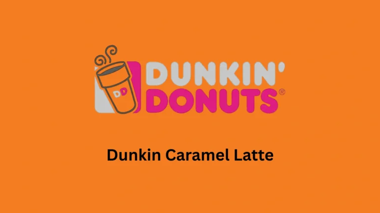 Dunkin Caramel Latte