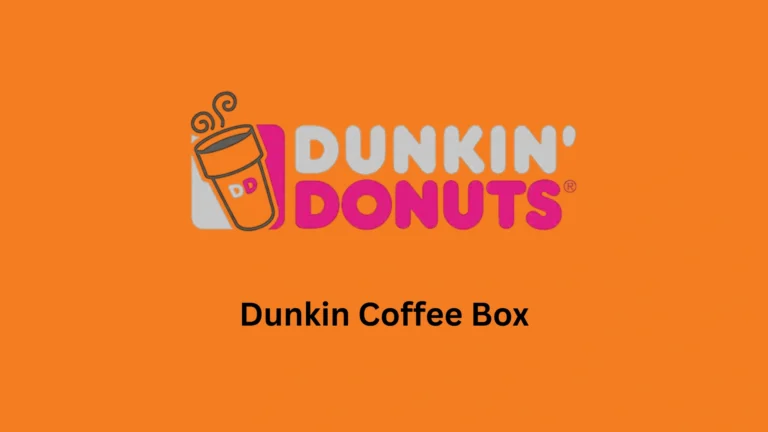 Dunkin Coffee Box