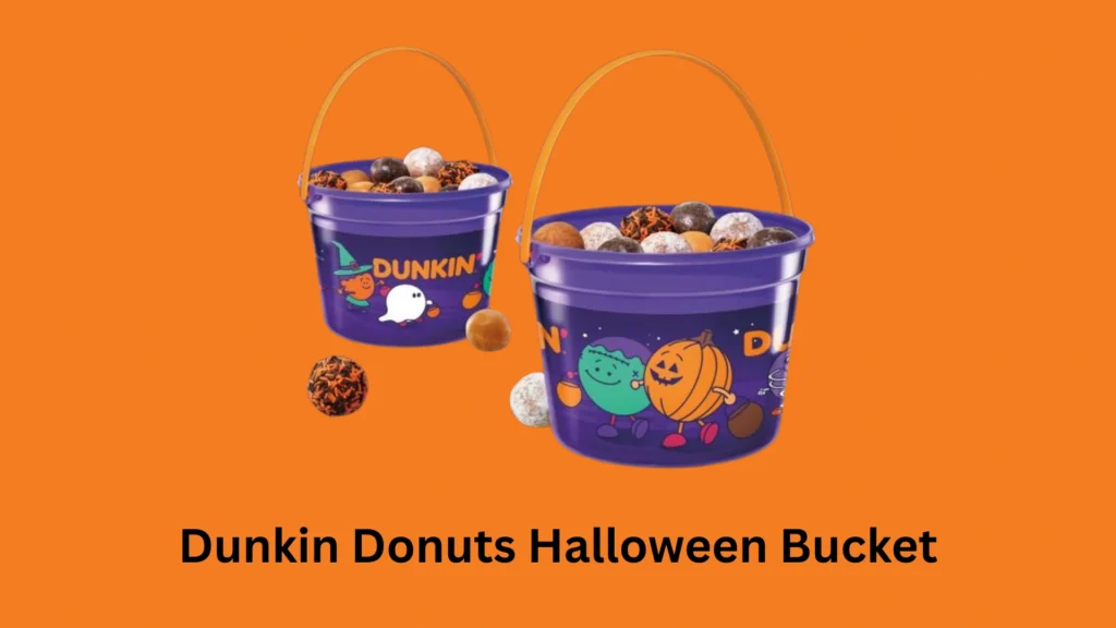 Dunkin Donuts Halloween Bucket