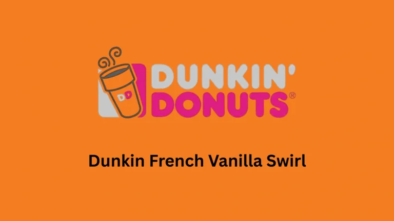 Dunkin French Vanilla Swirl